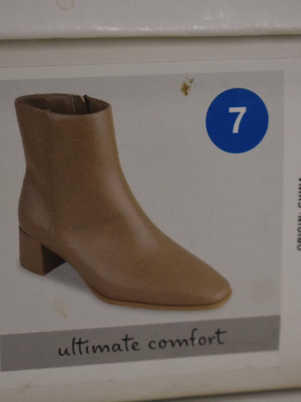 Taupe over the ankle boots Delilah style